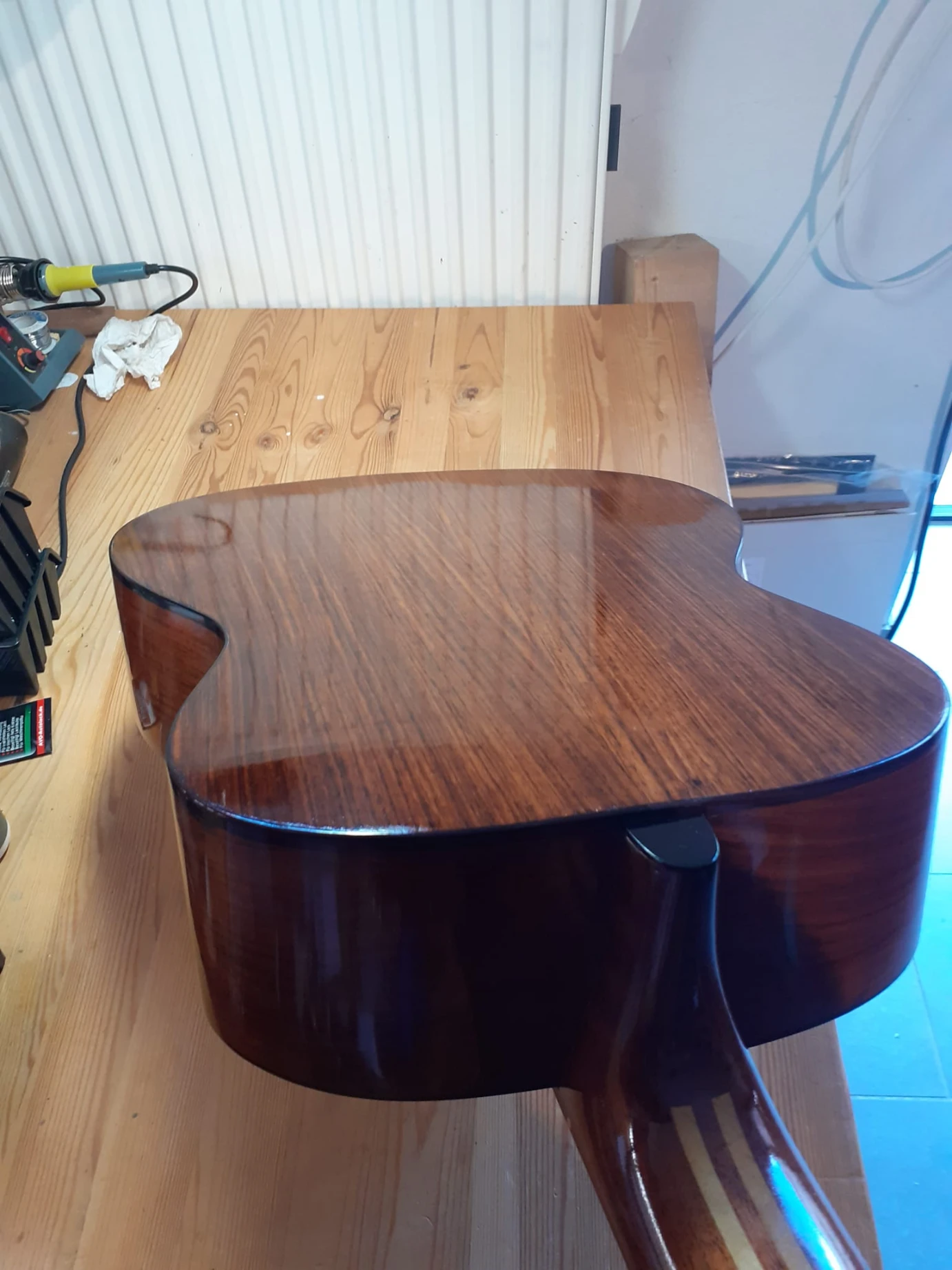 Rudolf Stark Konzertgitarre Restaurierung – Detailansicht 7 – Gitarrenreparatur Heier Guitars bei Dresden und Meißen